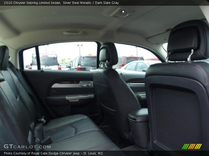 Silver Steel Metallic / Dark Slate Gray 2010 Chrysler Sebring Limited Sedan