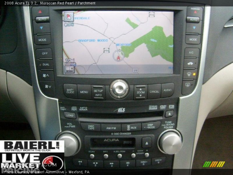 Moroccan Red Pearl / Parchment 2008 Acura TL 3.2