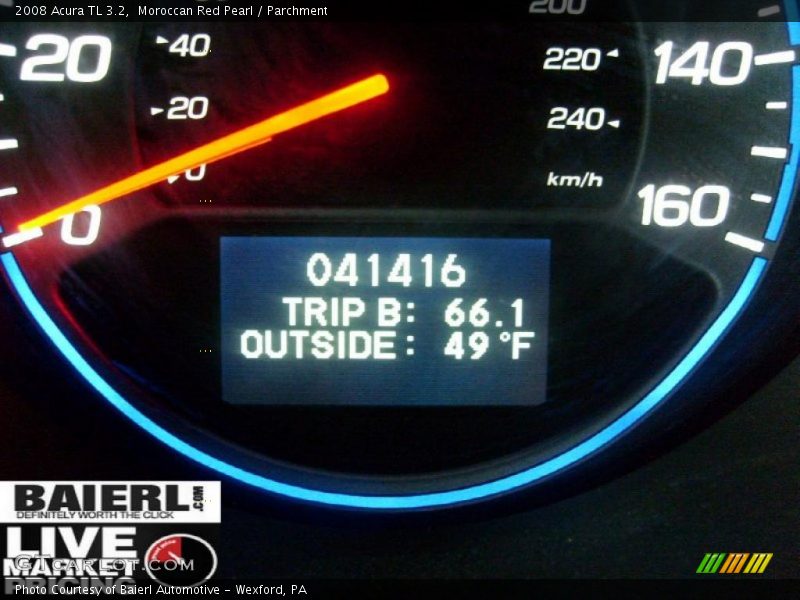 Moroccan Red Pearl / Parchment 2008 Acura TL 3.2