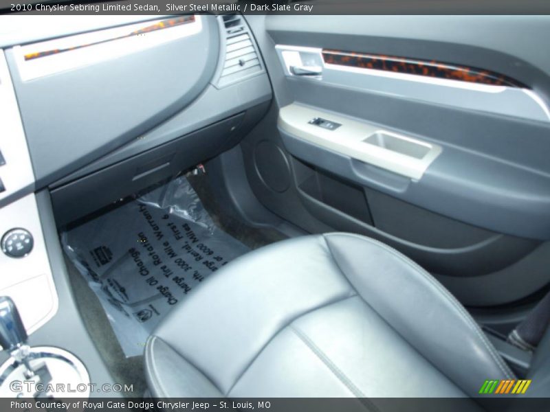 Silver Steel Metallic / Dark Slate Gray 2010 Chrysler Sebring Limited Sedan
