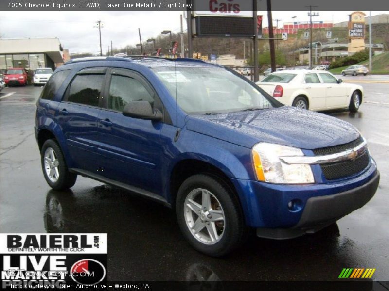 Laser Blue Metallic / Light Gray 2005 Chevrolet Equinox LT AWD