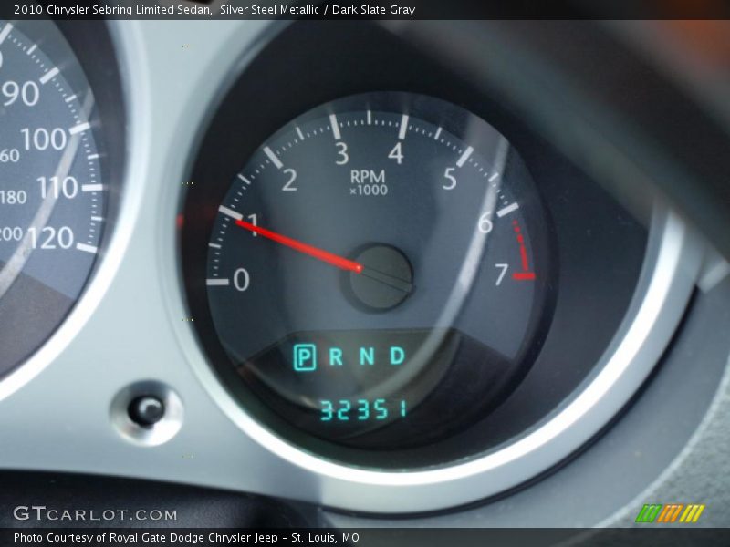 Silver Steel Metallic / Dark Slate Gray 2010 Chrysler Sebring Limited Sedan