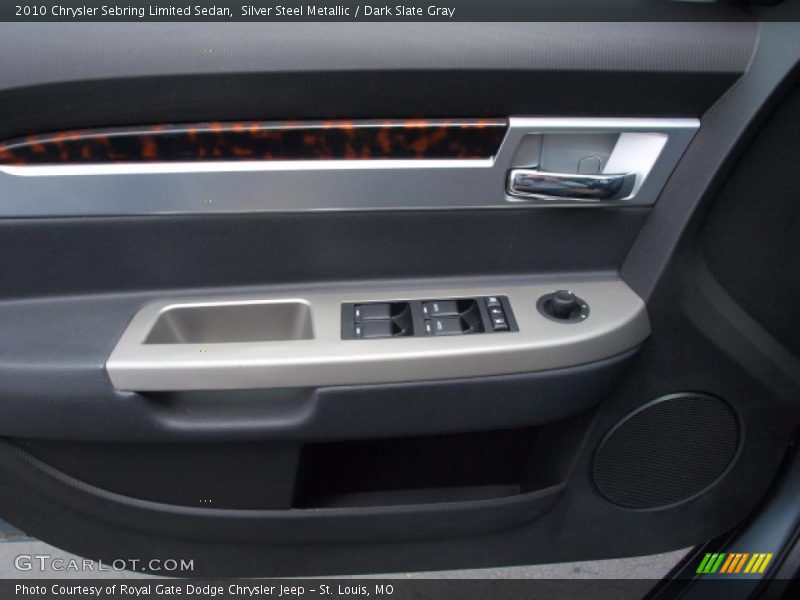 Silver Steel Metallic / Dark Slate Gray 2010 Chrysler Sebring Limited Sedan