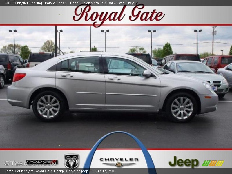 Bright Silver Metallic / Dark Slate Gray 2010 Chrysler Sebring Limited Sedan