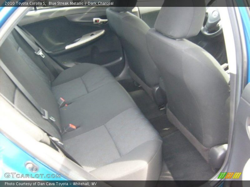 Blue Streak Metallic / Dark Charcoal 2010 Toyota Corolla S