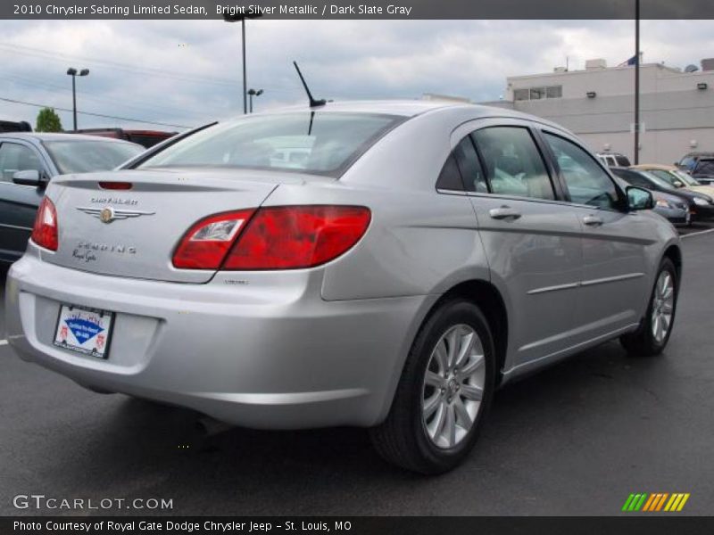 Bright Silver Metallic / Dark Slate Gray 2010 Chrysler Sebring Limited Sedan