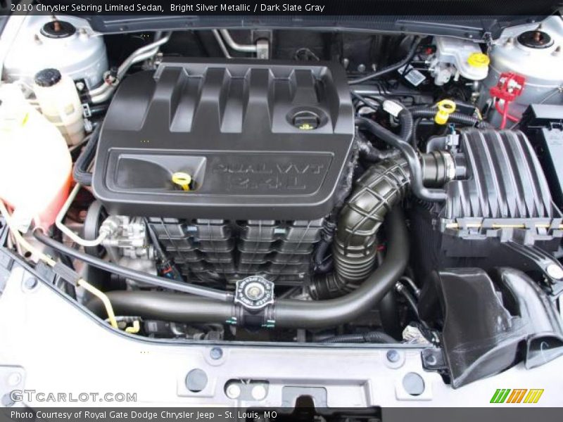 Bright Silver Metallic / Dark Slate Gray 2010 Chrysler Sebring Limited Sedan