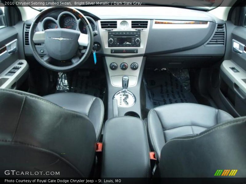 Bright Silver Metallic / Dark Slate Gray 2010 Chrysler Sebring Limited Sedan