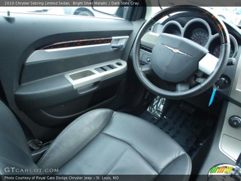 Bright Silver Metallic / Dark Slate Gray 2010 Chrysler Sebring Limited Sedan