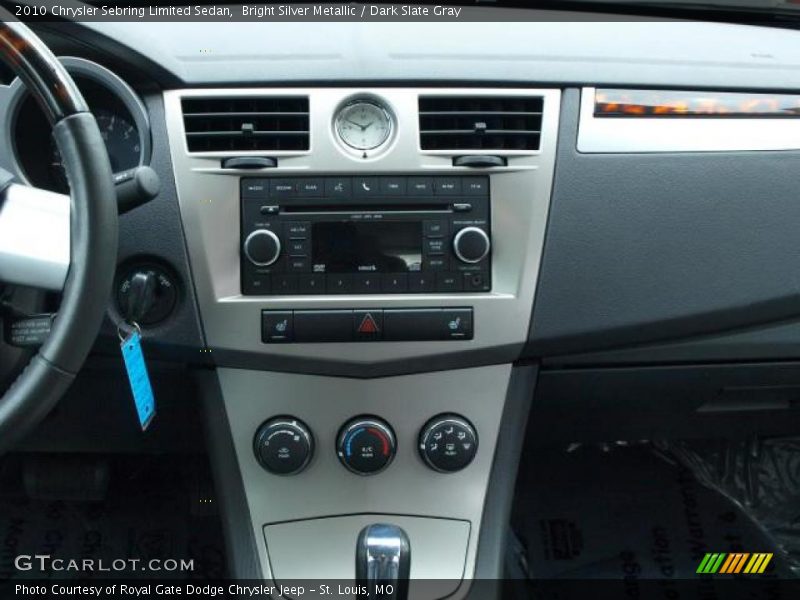 Bright Silver Metallic / Dark Slate Gray 2010 Chrysler Sebring Limited Sedan