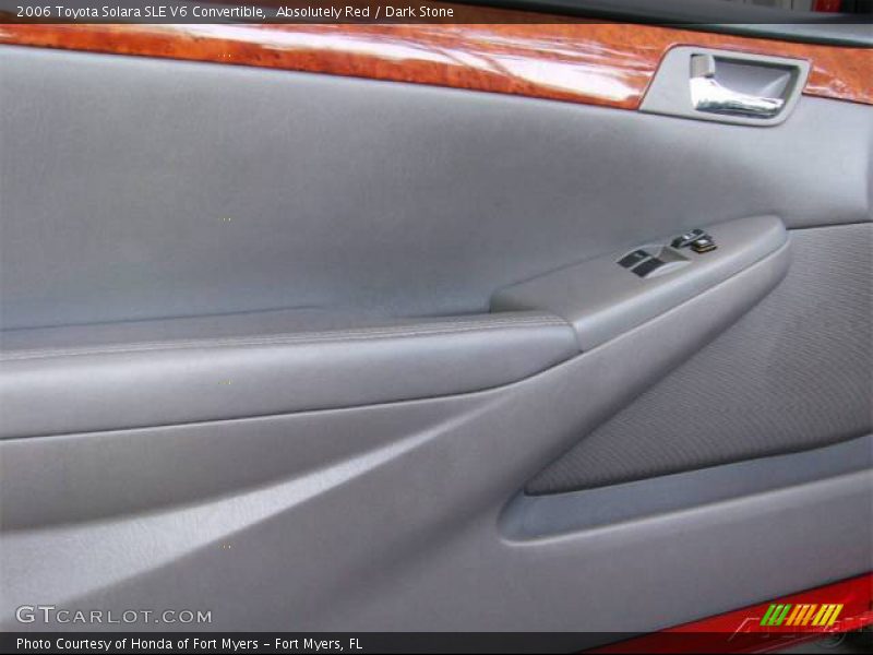 Absolutely Red / Dark Stone 2006 Toyota Solara SLE V6 Convertible