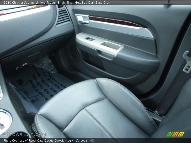 Bright Silver Metallic / Dark Slate Gray 2010 Chrysler Sebring Limited Sedan