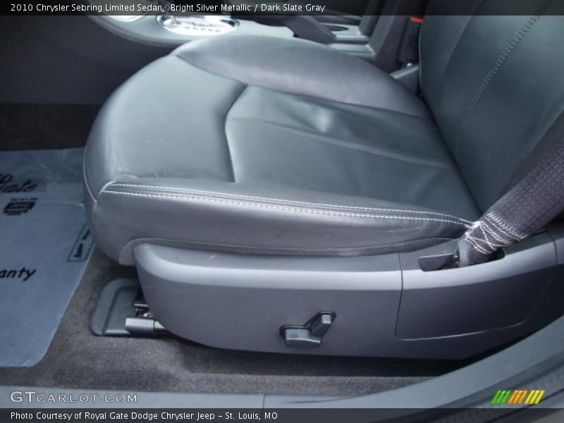 Bright Silver Metallic / Dark Slate Gray 2010 Chrysler Sebring Limited Sedan