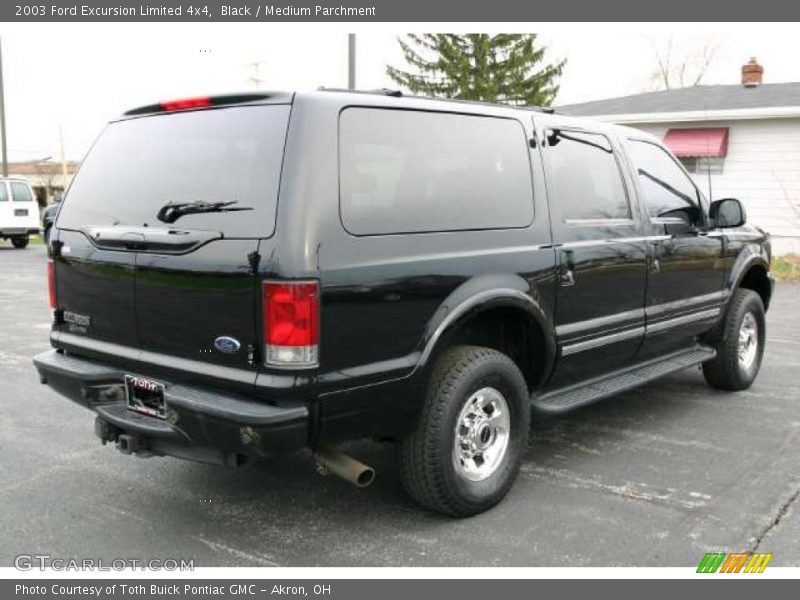 Black / Medium Parchment 2003 Ford Excursion Limited 4x4