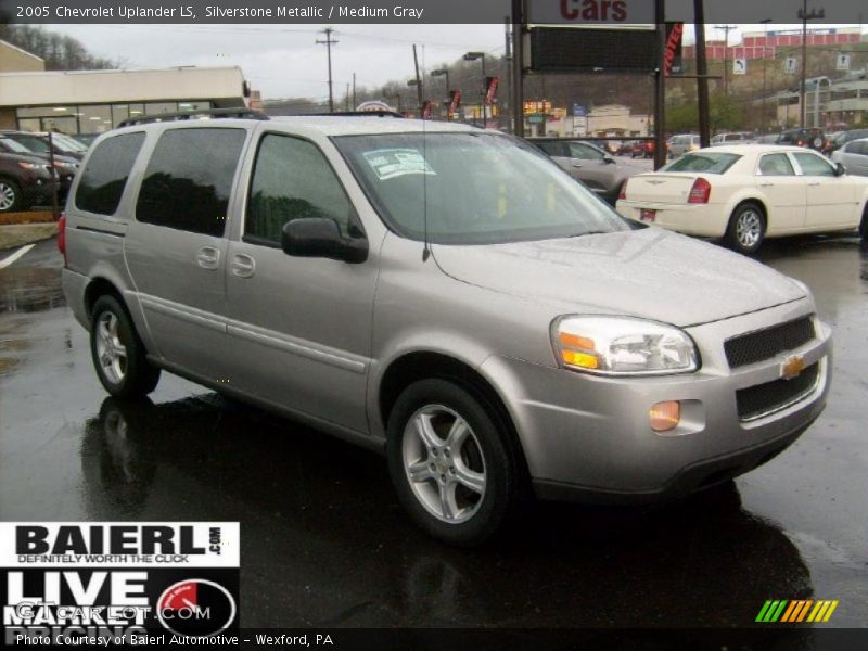 Silverstone Metallic / Medium Gray 2005 Chevrolet Uplander LS