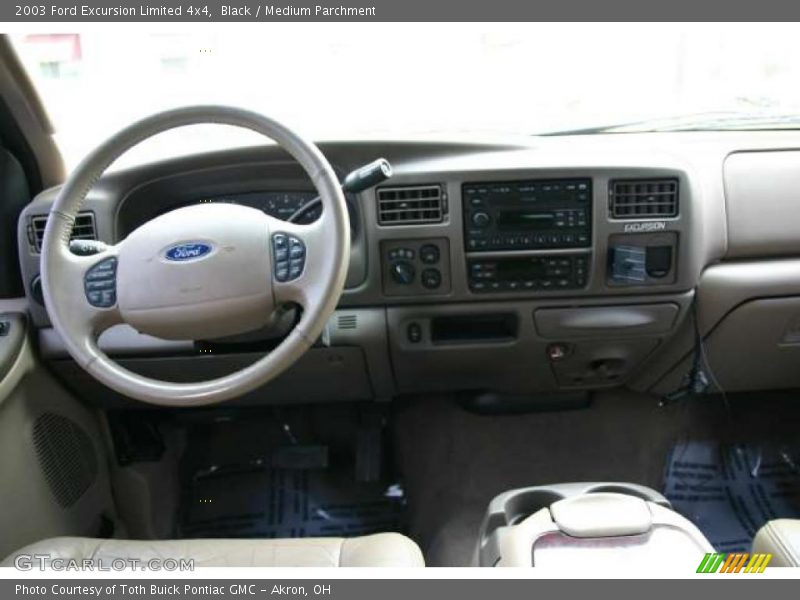 Black / Medium Parchment 2003 Ford Excursion Limited 4x4