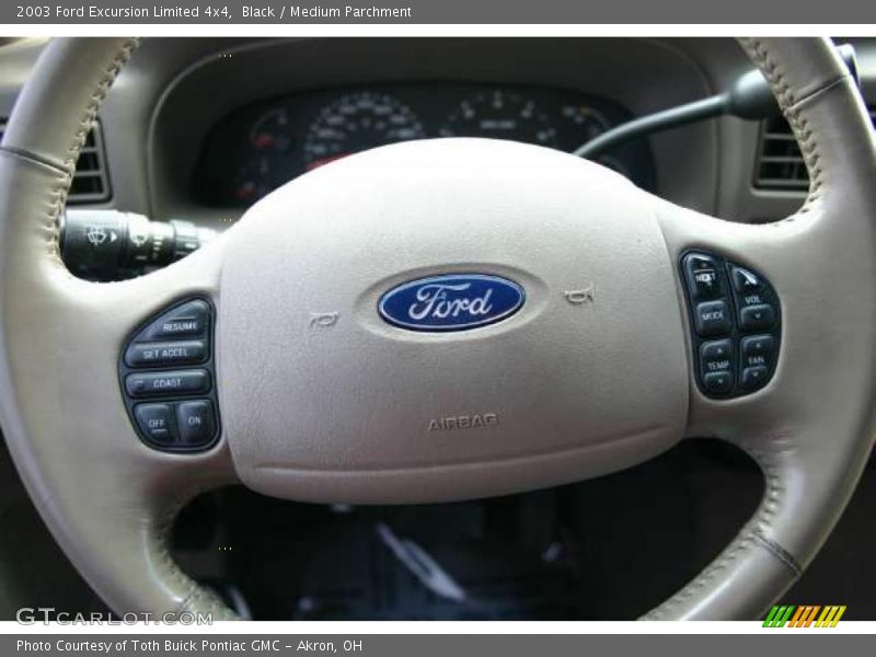 Black / Medium Parchment 2003 Ford Excursion Limited 4x4