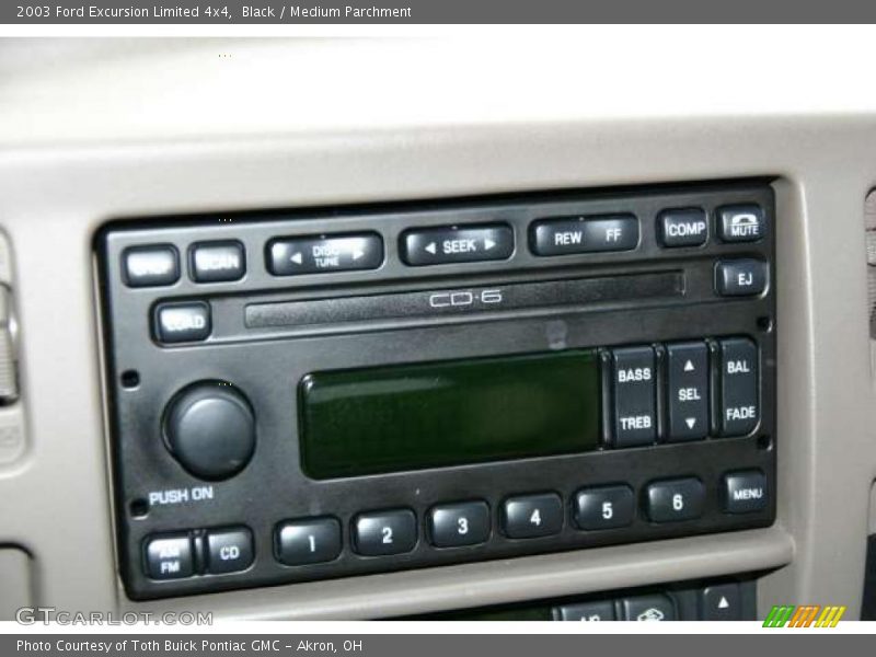 Controls of 2003 Excursion Limited 4x4