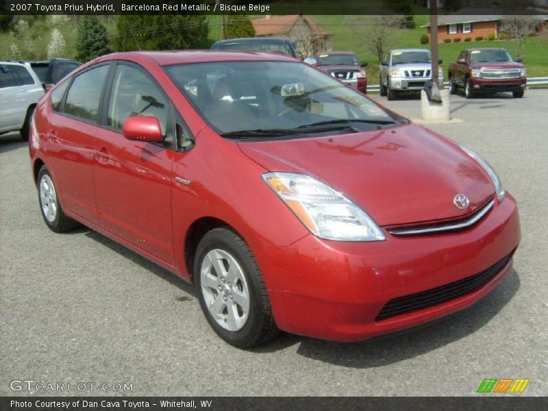 Barcelona Red Metallic / Bisque Beige 2007 Toyota Prius Hybrid