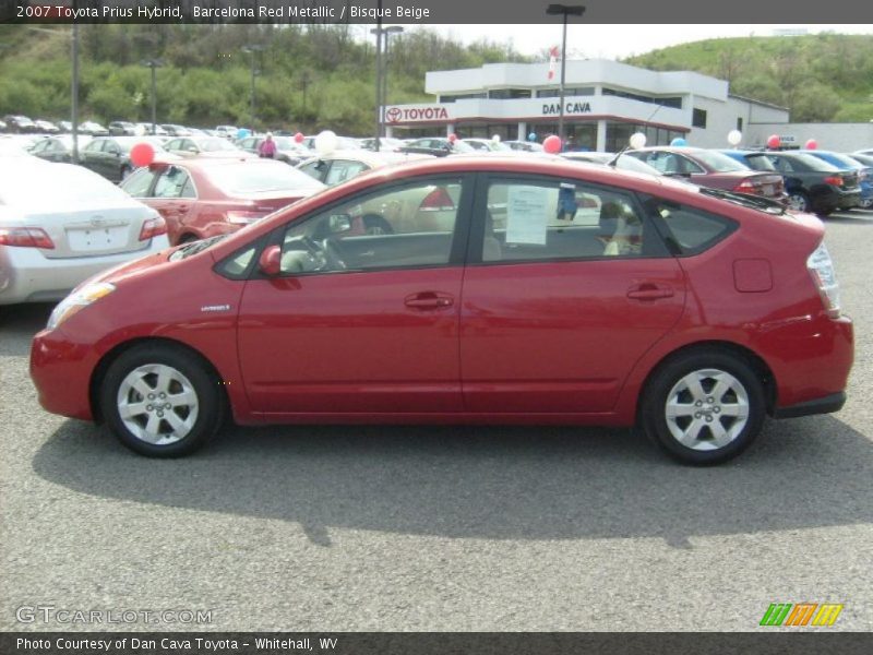 Barcelona Red Metallic / Bisque Beige 2007 Toyota Prius Hybrid