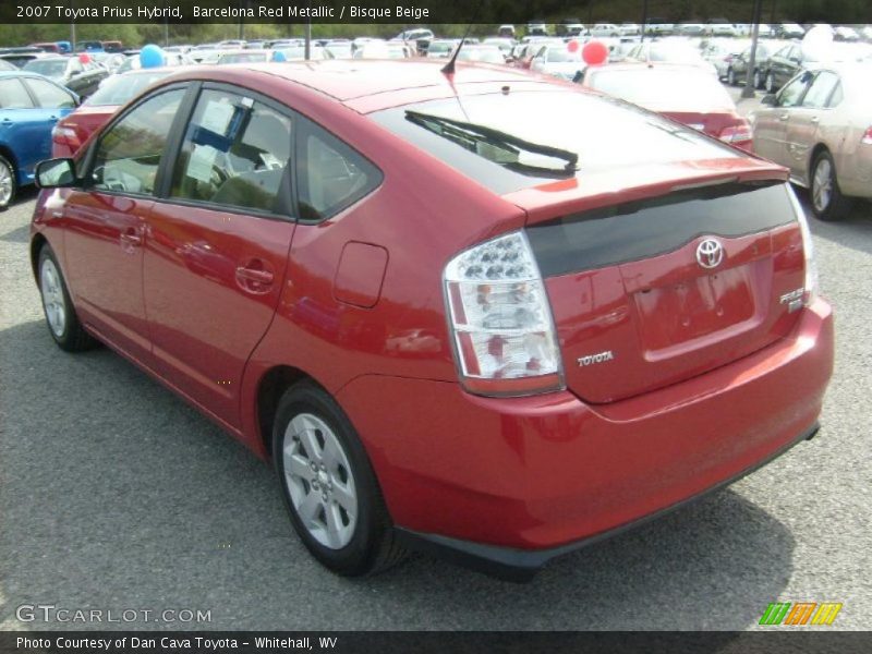 Barcelona Red Metallic / Bisque Beige 2007 Toyota Prius Hybrid