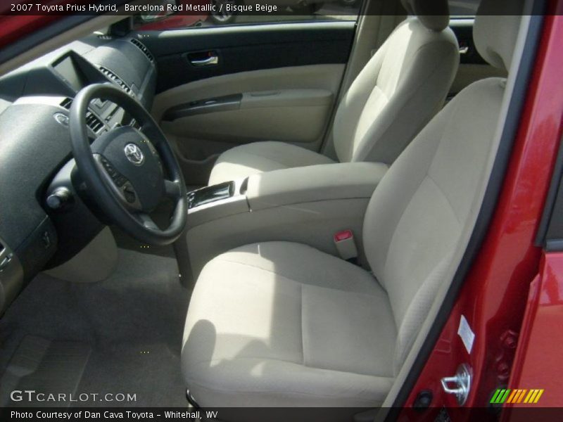 Barcelona Red Metallic / Bisque Beige 2007 Toyota Prius Hybrid