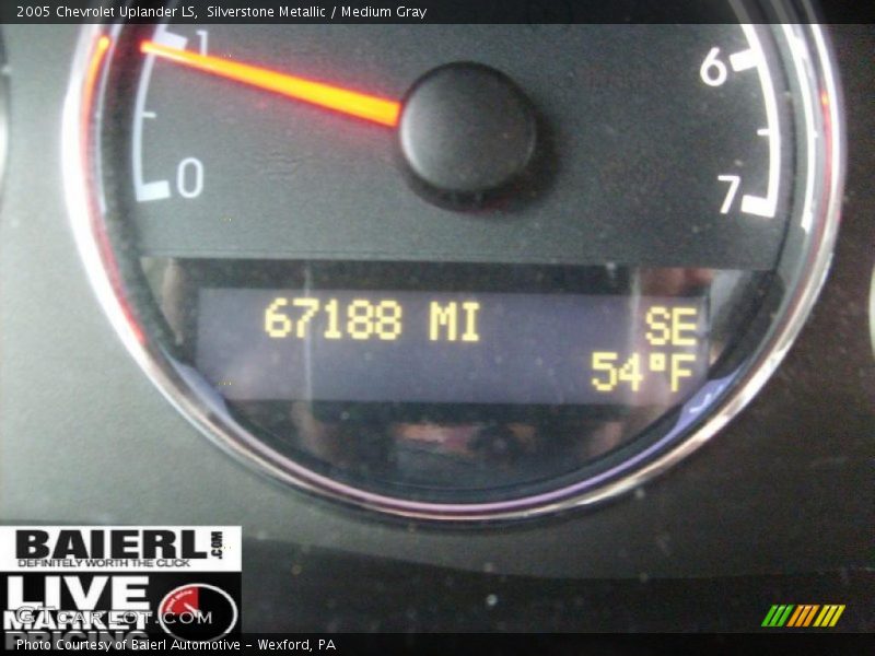 Silverstone Metallic / Medium Gray 2005 Chevrolet Uplander LS