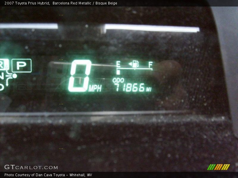 Barcelona Red Metallic / Bisque Beige 2007 Toyota Prius Hybrid