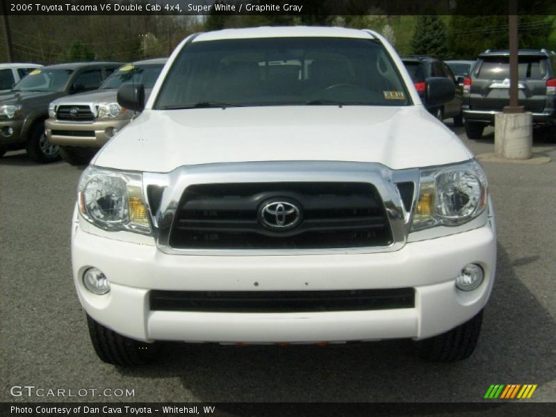 Super White / Graphite Gray 2006 Toyota Tacoma V6 Double Cab 4x4