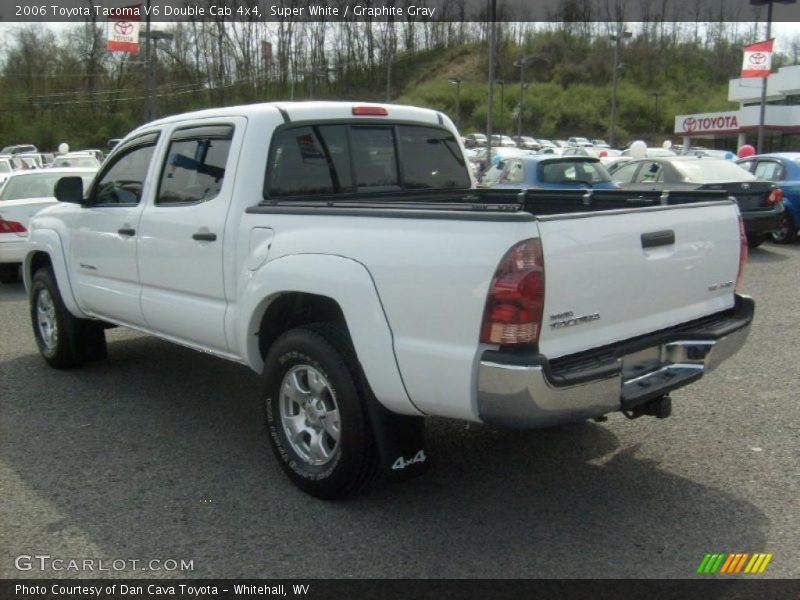 Super White / Graphite Gray 2006 Toyota Tacoma V6 Double Cab 4x4