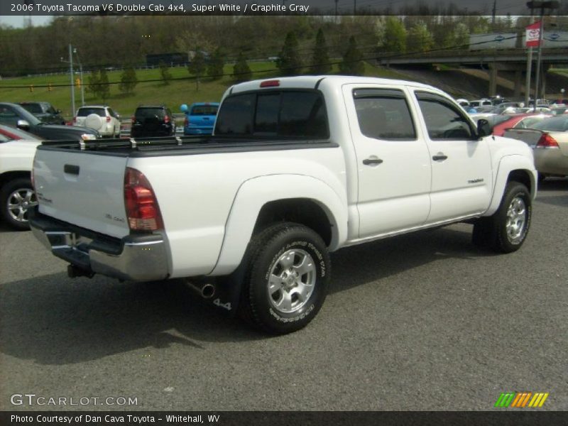 Super White / Graphite Gray 2006 Toyota Tacoma V6 Double Cab 4x4