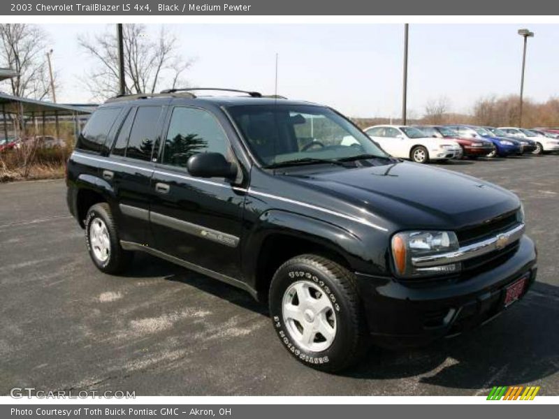 Black / Medium Pewter 2003 Chevrolet TrailBlazer LS 4x4