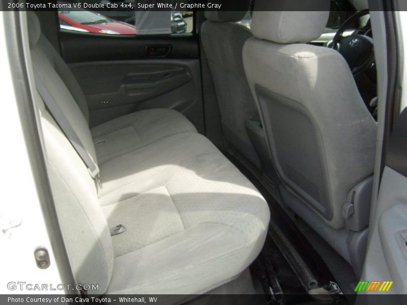 Super White / Graphite Gray 2006 Toyota Tacoma V6 Double Cab 4x4