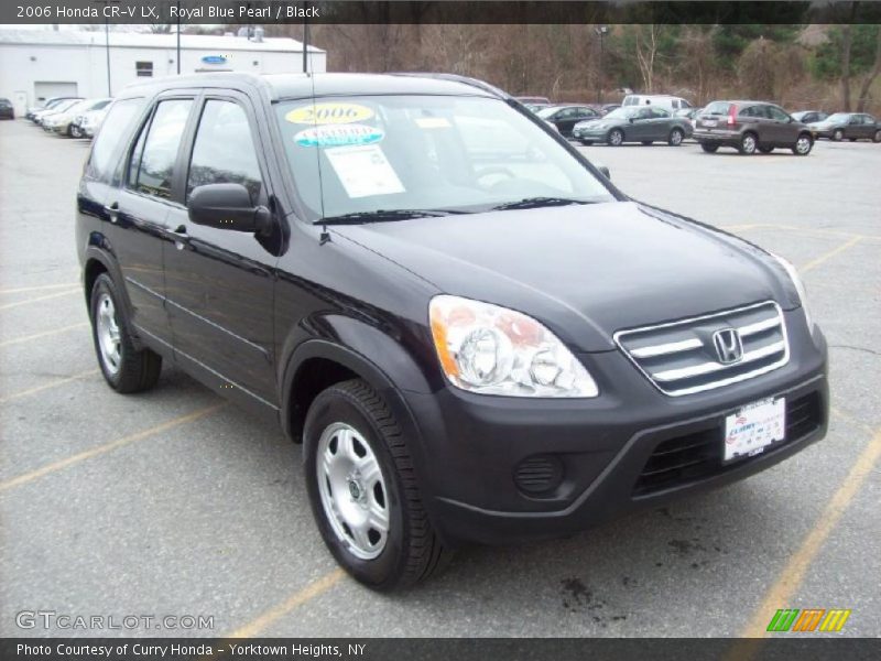 Royal Blue Pearl / Black 2006 Honda CR-V LX