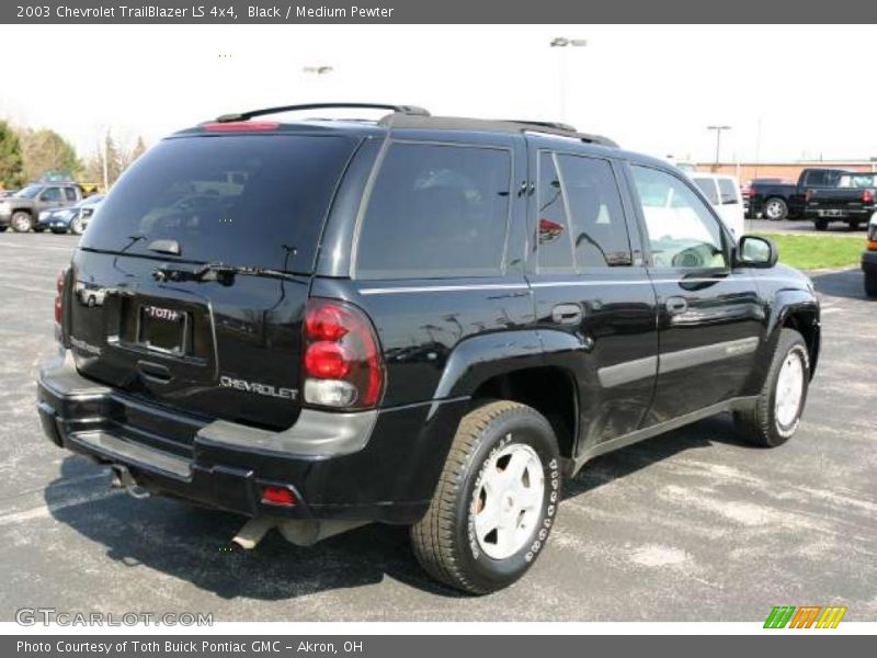 Black / Medium Pewter 2003 Chevrolet TrailBlazer LS 4x4