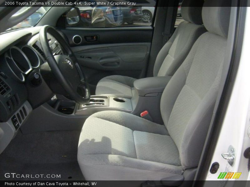 Super White / Graphite Gray 2006 Toyota Tacoma V6 Double Cab 4x4