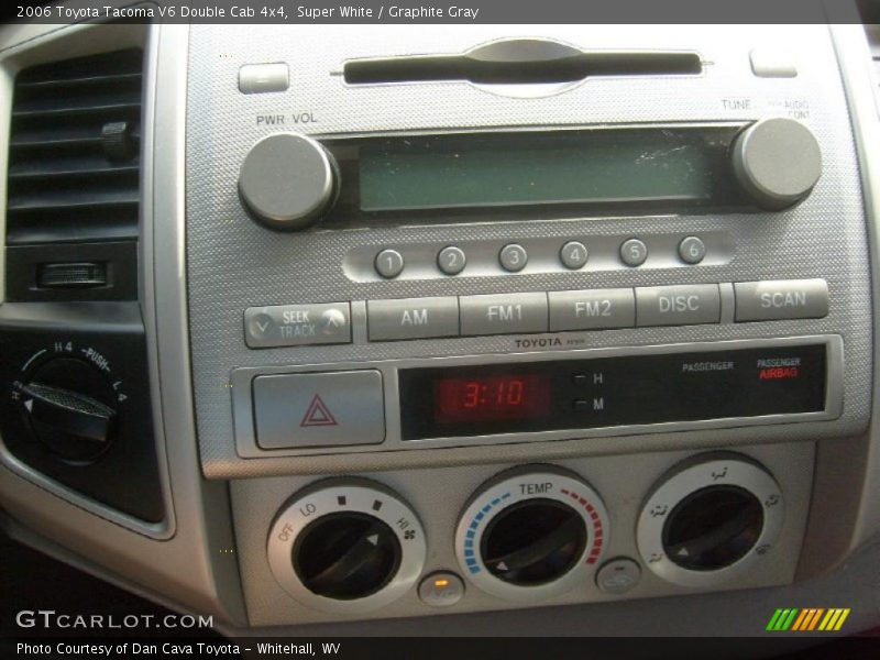 Super White / Graphite Gray 2006 Toyota Tacoma V6 Double Cab 4x4
