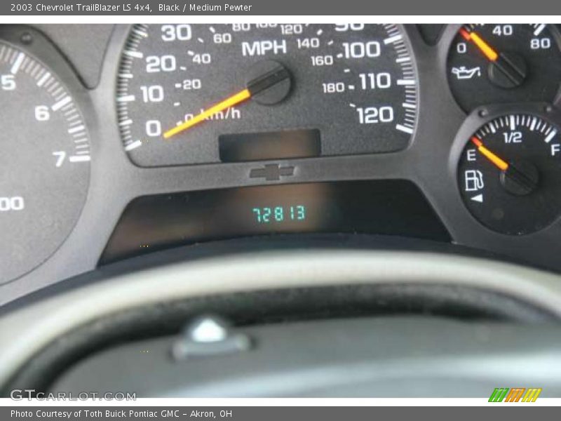 Black / Medium Pewter 2003 Chevrolet TrailBlazer LS 4x4