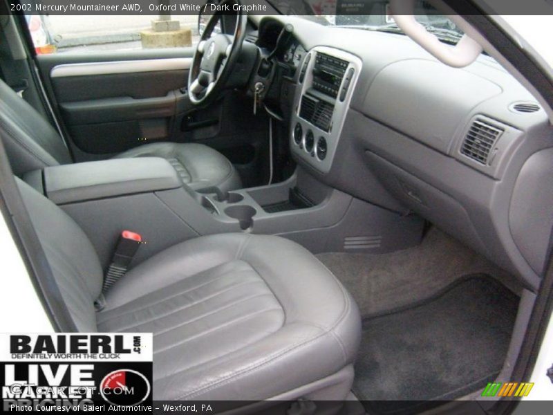 Oxford White / Dark Graphite 2002 Mercury Mountaineer AWD