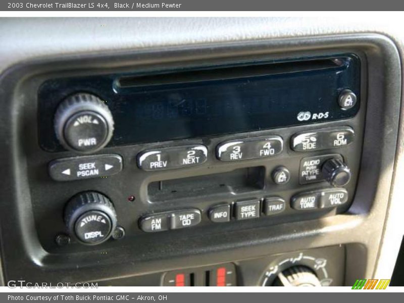Black / Medium Pewter 2003 Chevrolet TrailBlazer LS 4x4