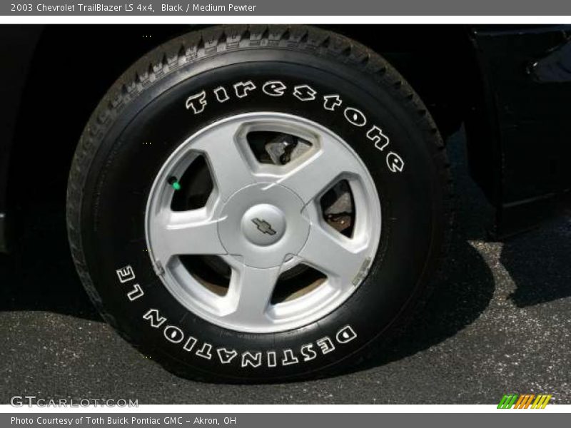 Black / Medium Pewter 2003 Chevrolet TrailBlazer LS 4x4