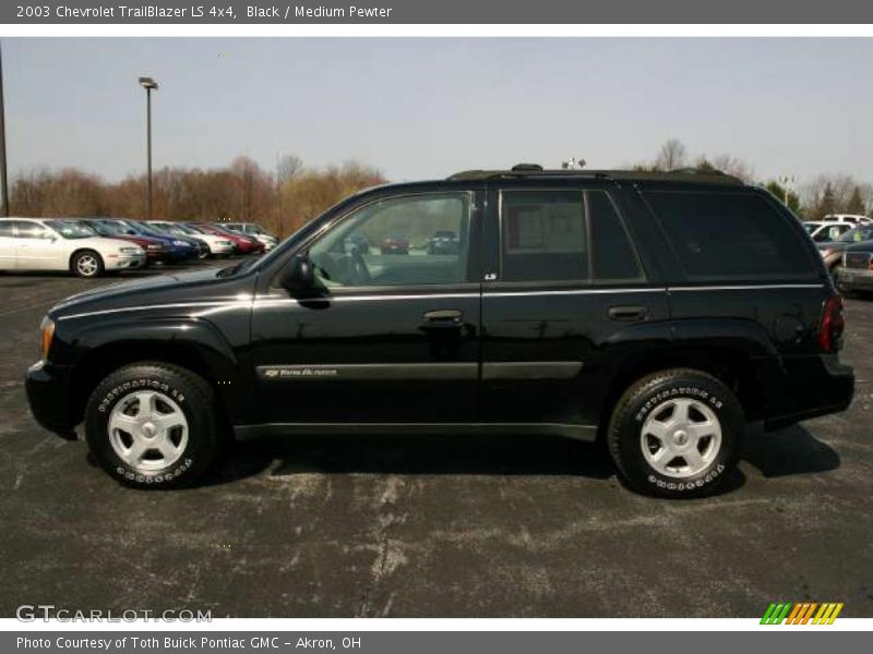 Black / Medium Pewter 2003 Chevrolet TrailBlazer LS 4x4