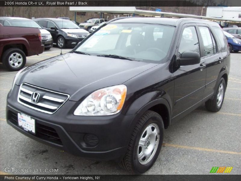 Royal Blue Pearl / Black 2006 Honda CR-V LX