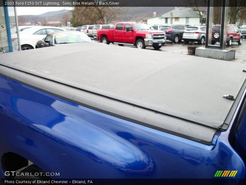 Sonic Blue Metallic / Black/Silver 2003 Ford F150 SVT Lightning