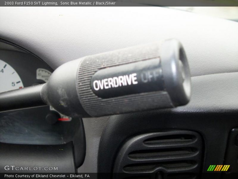 Sonic Blue Metallic / Black/Silver 2003 Ford F150 SVT Lightning
