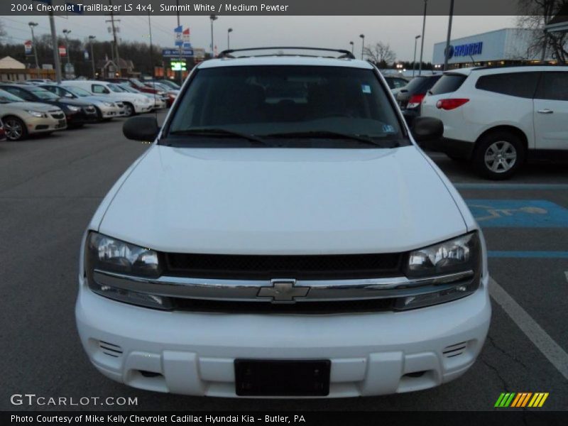 Summit White / Medium Pewter 2004 Chevrolet TrailBlazer LS 4x4