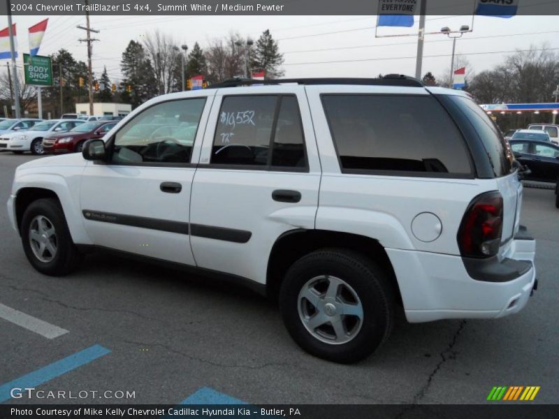 Summit White / Medium Pewter 2004 Chevrolet TrailBlazer LS 4x4
