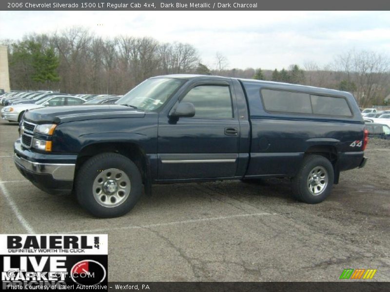 Dark Blue Metallic / Dark Charcoal 2006 Chevrolet Silverado 1500 LT Regular Cab 4x4