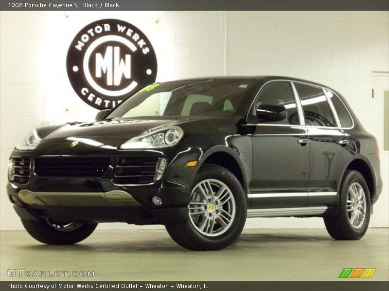 Black / Black 2008 Porsche Cayenne S