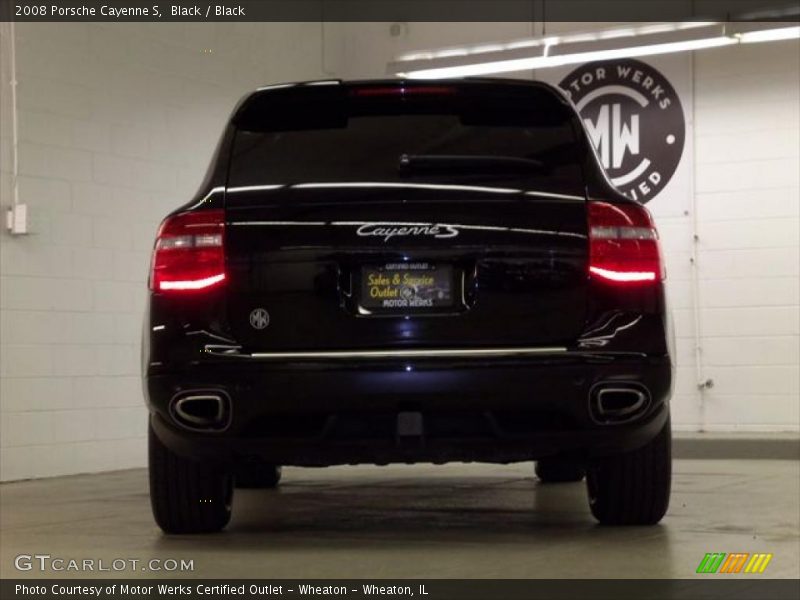 Black / Black 2008 Porsche Cayenne S
